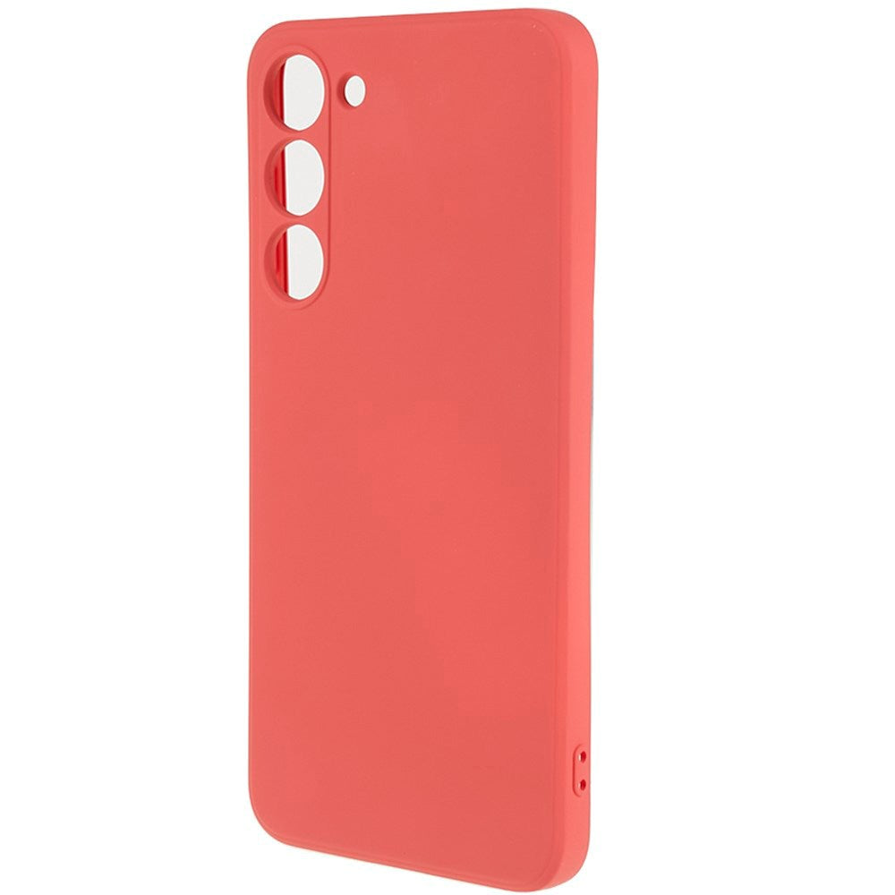 Samsung Galaxy S23 - EIDERWOOD Foret Fleksibelt Plast Cover - Mørkerød