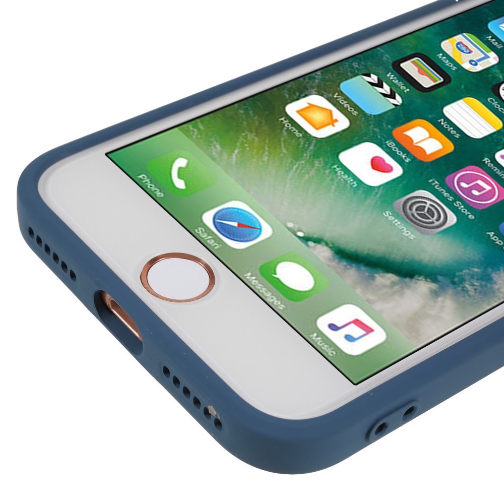 EIDERWOOD iPhone SE (2022 / 2020) / 8 / 7 - Foret Fleksibelt Plast Cover - Blå