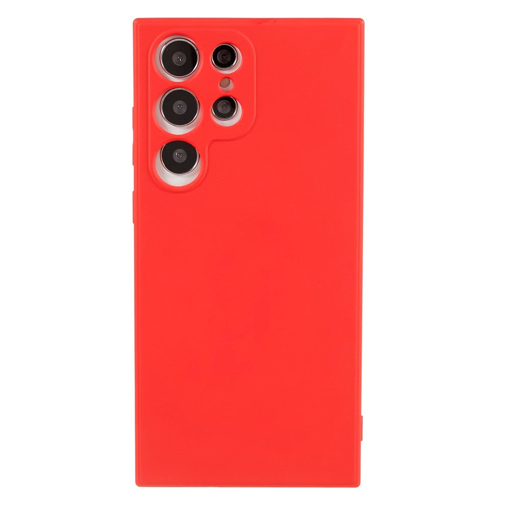 Samsung Galaxy S22 Ultra - EIDERWOOD Foret Fleksibelt Plast Cover - Rød