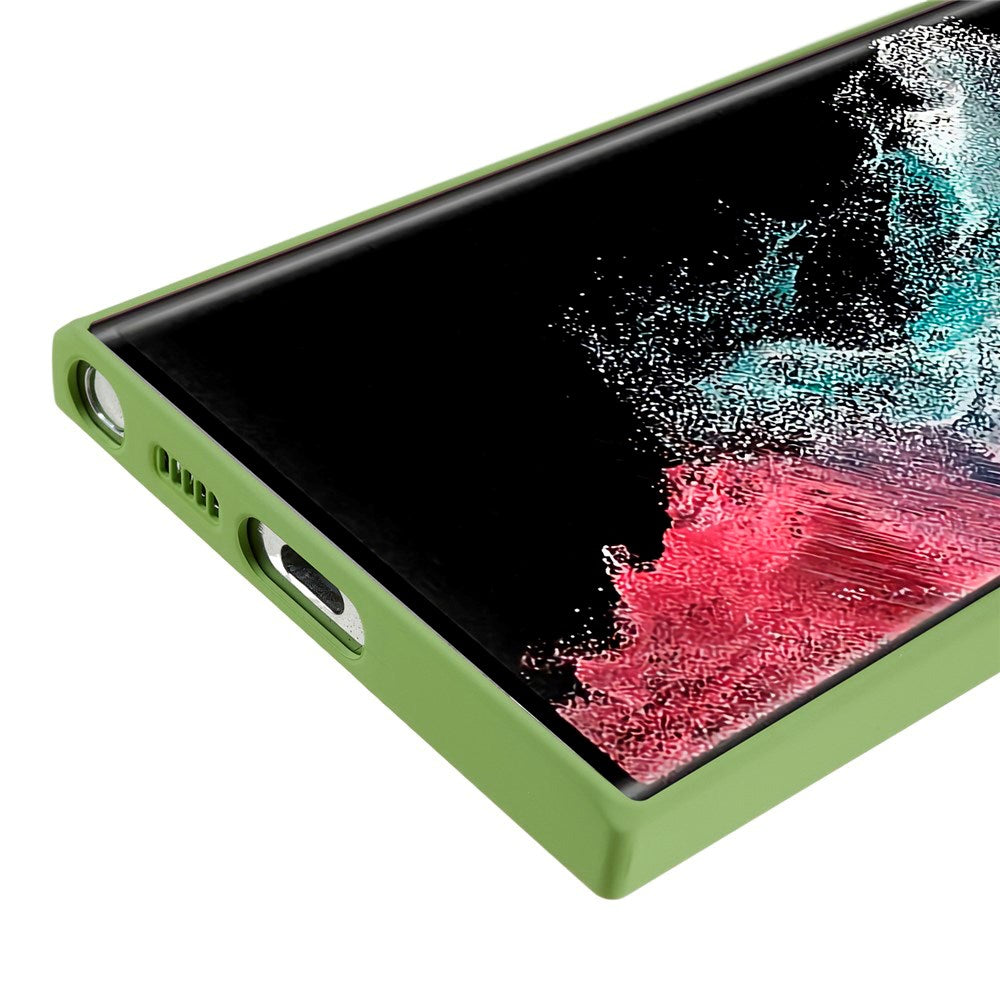 Samsung Galaxy S22 Ultra - EIDERWOOD Foret Fleksibelt Plast Cover - Lysegrøn