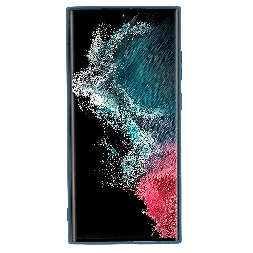 Samsung Galaxy S22 Ultra - EIDERWOOD Foret Fleksibelt Plast Cover - Blå