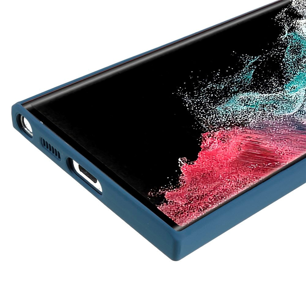 Samsung Galaxy S22 Ultra - EIDERWOOD Foret Fleksibelt Plast Cover - Blå