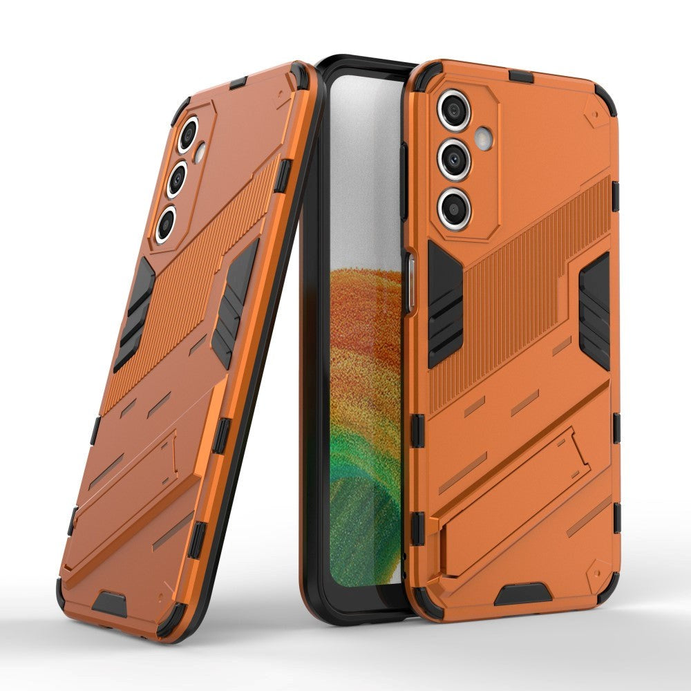 Samsung Galaxy A24 Hybrid Håndværker Bagside Cover m. Kickstand - Orange