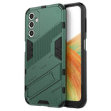 Samsung Galaxy A24 Hybrid Håndværker Bagside Cover m. Kickstand - Grøn