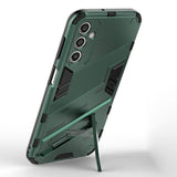 Samsung Galaxy A24 Hybrid Håndværker Bagside Cover m. Kickstand - Grøn