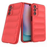 Samsung Galaxy A24 Fleksibelt Plastik Bagside Cover - Rød