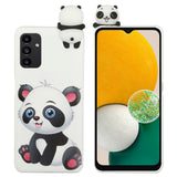 Samsung Galaxy A34 (5G) Fleksibelt Plastik Bagside Cover 3D - Panda