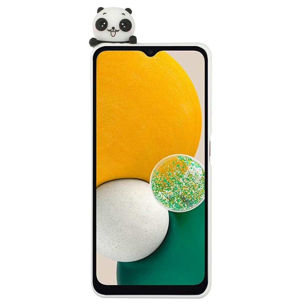 Samsung Galaxy A54 (5G) Fleksibelt Plastik Bagside Cover 3D - Panda