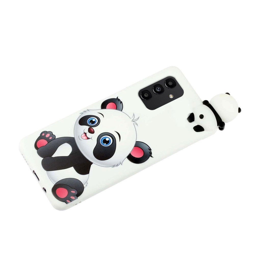 Samsung Galaxy A54 (5G) Fleksibelt Plastik Bagside Cover 3D - Panda