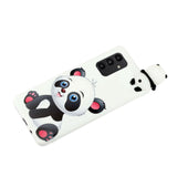 Samsung Galaxy A54 (5G) Fleksibelt Plastik Bagside Cover 3D - Panda