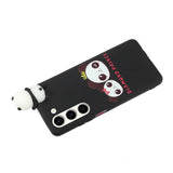 Samsung Galaxy S23 Fleksibelt Plastik Bagside Cover 3D - 2 Pandaer