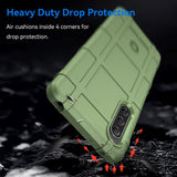 Sony Xperia 10 V Rugged Shield Series Håndværker Bagside Cover - Grøn