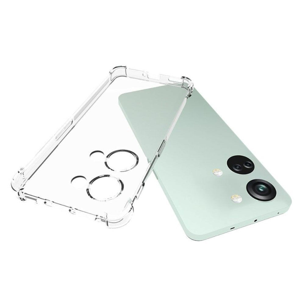 OnePlus Nord 3 (5G) Fleksibelt Plastik Bagside Cover - Gennemsigtig