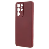 Samsung Galaxy S21 Ultra - EIDERWOOD Foret Fleksibelt Plast Cover - Vinrød