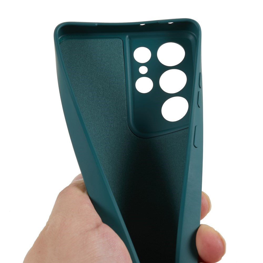 Samsung Galaxy S21 Ultra - EIDERWOOD Foret Fleksibelt Plast Cover - Grøn