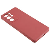 Samsung Galaxy S21 Ultra - EIDERWOOD Foret Fleksibelt Plast Cover - Mørkerød