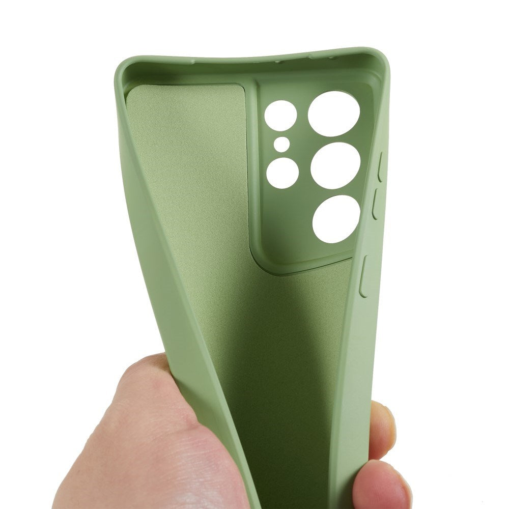 Samsung Galaxy S21 Ultra - EIDERWOOD Foret Fleksibelt Plast Cover - Lysegrøn