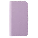 Samsung Galaxy A24 PU Litchi Læder Flip Cover m. Magnetisk Luk - Lilla