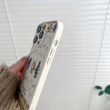 iPhone 14 Pro Fleksibelt TPU Plastik Bagside Cover med Print - Hieroglyffer