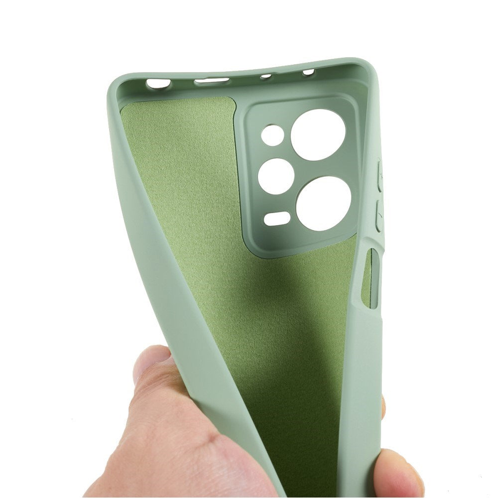 EIDERWOOD Xiaomi Poco X5 Pro (5G) Foret Fleksibelt Plast Bagside Cover - Grøn