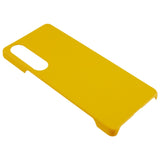 Sony Xperia 1 V Hårdt Plastik Bagside Cover - Blank - Gul