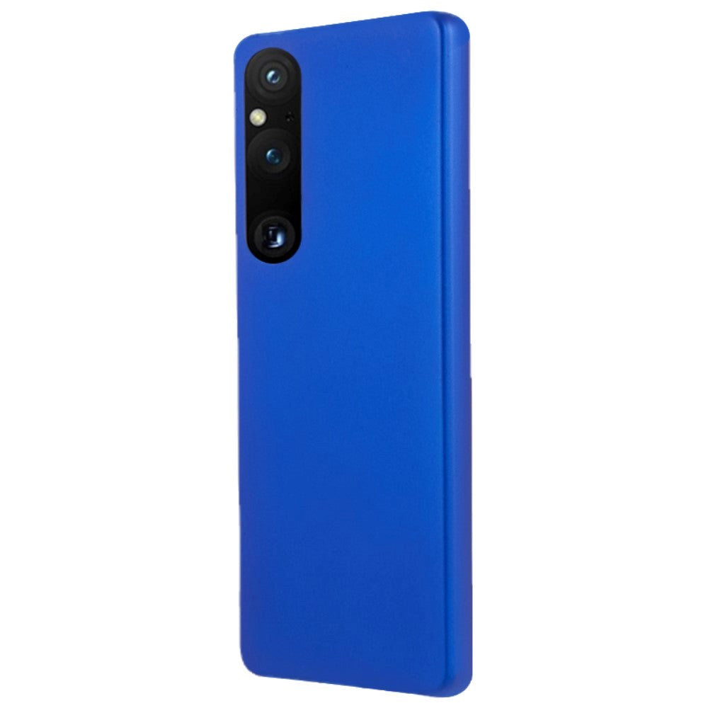 Sony Xperia 1 V Hårdt Plastik Bagside Cover - Blank - Blå