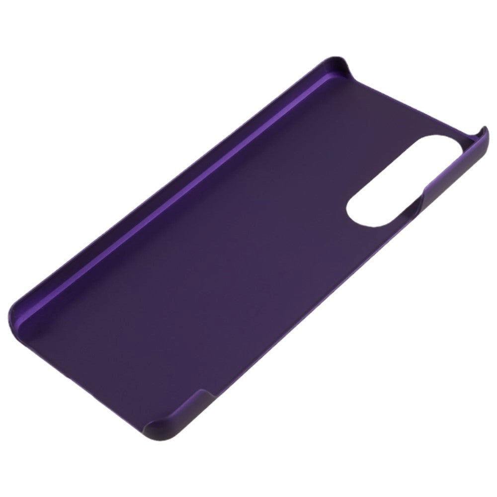 Sony Xperia 1 V Hårdt Plastik Bagside Cover - Blank - Lilla