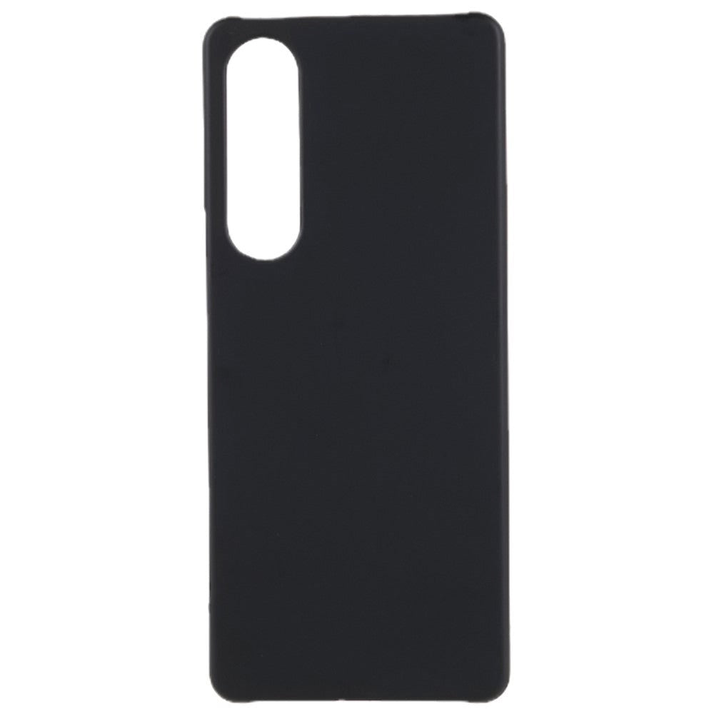 Sony Xperia 1 V Hårdt Plastik Bagside Cover - Blank - Sort