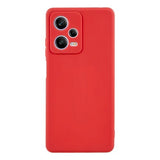 Xiaomi Redmi Note 12 Pro (5G) Fleksibelt Plastik Bagside Cover - Rød