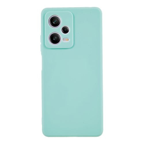 Xiaomi Redmi Note 12 Pro (5G) Fleksibelt Plastik Bagside Cover - Turkis