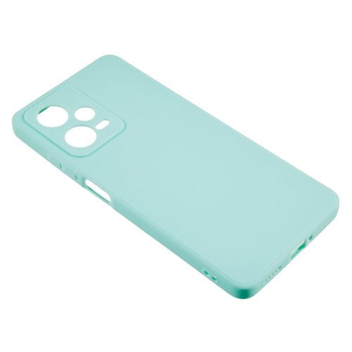 Xiaomi Redmi Note 12 Pro (5G) Fleksibelt Plastik Bagside Cover - Turkis