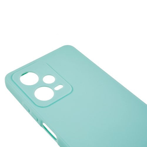 Xiaomi Redmi Note 12 Pro (5G) Fleksibelt Plastik Bagside Cover - Turkis