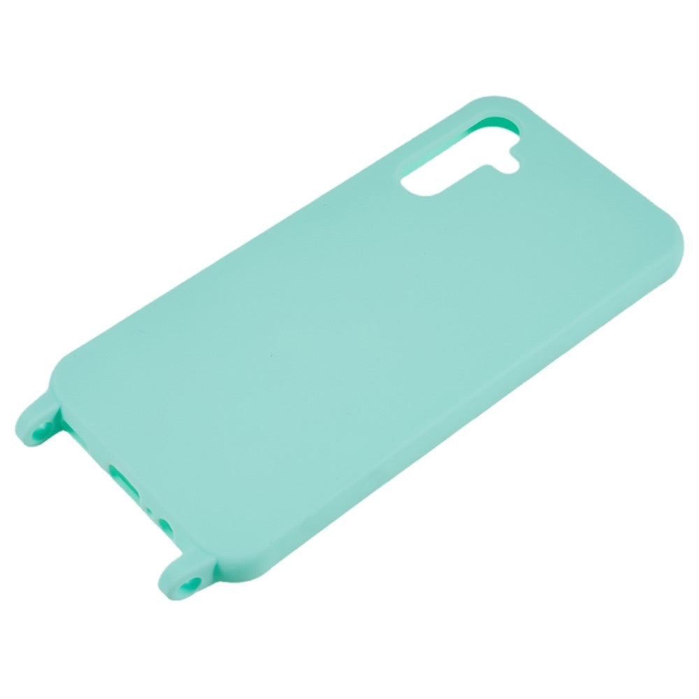 Samsung Galaxy A14 (5G) Fleksibel Plastik Bagside Cover m.  Strop - Mint Grøn