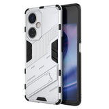 OnePlus Nord CE 3 Lite Hybrid Håndværker Bagside Cover m. Kickstand - Hvid