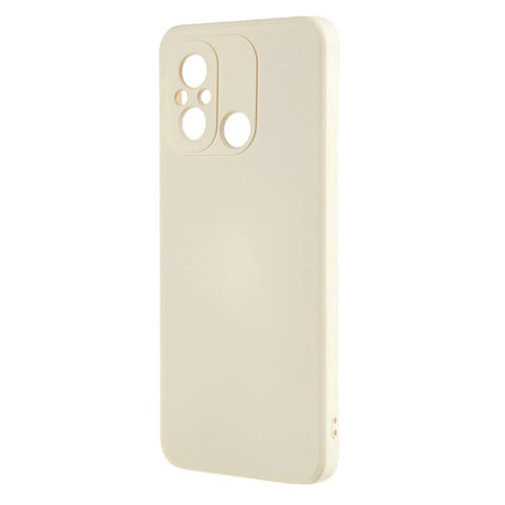 Xiaomi Redmi 12C Fleksibelt Plastik Bagside Cover - Hvid