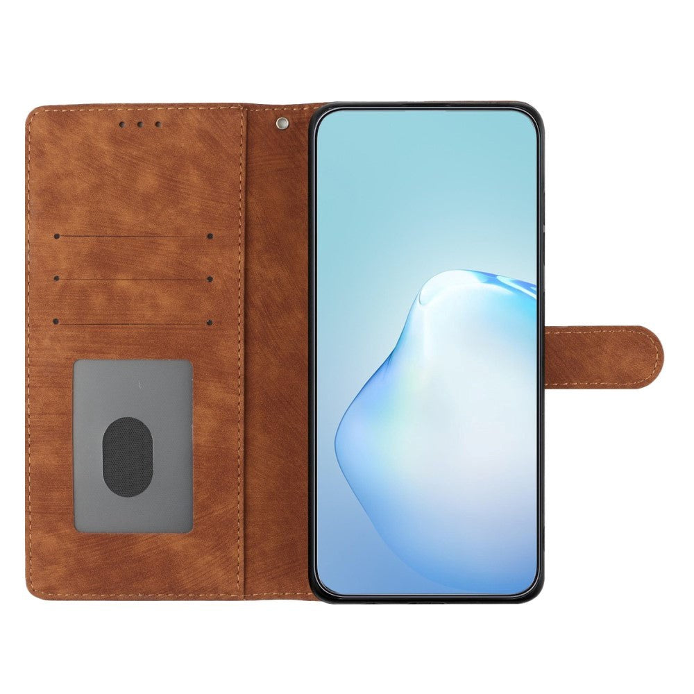 Xiaomi Redmi Note 11 Pro Læder Flip Cover m. Pung og Strop - Brun