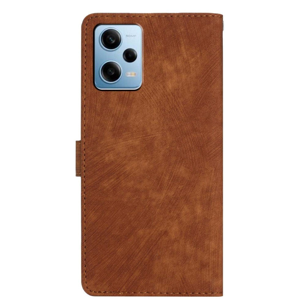 Xiaomi Redmi Note 11 Pro Læder Flip Cover m. Pung og Strop - Brun