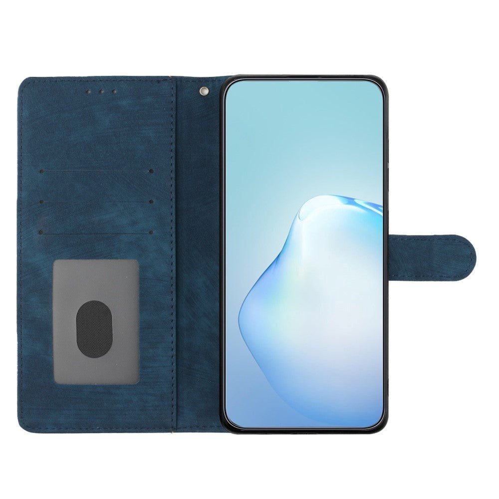 Xiaomi Redmi Note 11 Pro Læder Flip Cover m. Pung og Strop - Blå