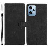 Xiaomi Redmi Note 11 Pro Læder Flip Cover m. Pung og Strop - Sort