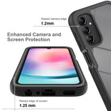 2-i-1 Plastik Cover & Skærmbeskyttelsesfilm - Samsung Galaxy A24 - Gennemsigtig