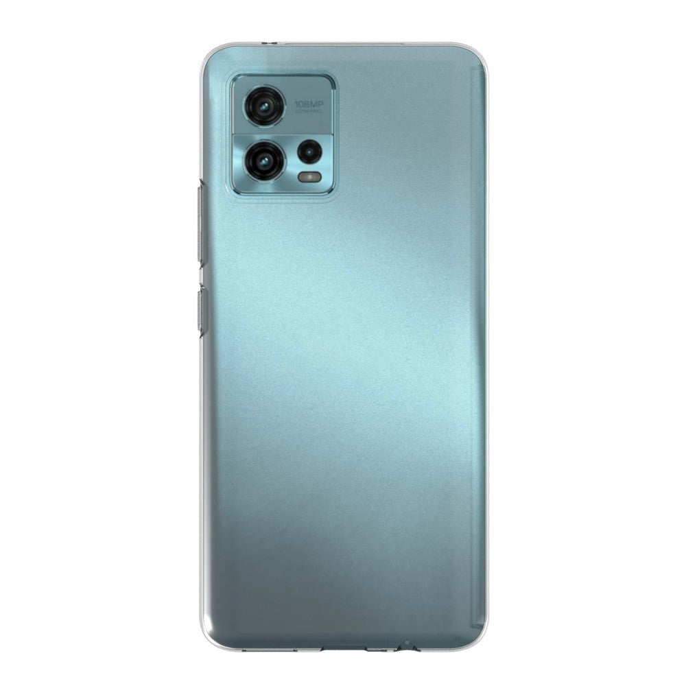 Motorola Moto G72 Fleksibel Bagside Cover - Gennemsigtig