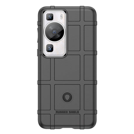 Huawei P60 Pro Rugged Shield Bagside Cover - Sort