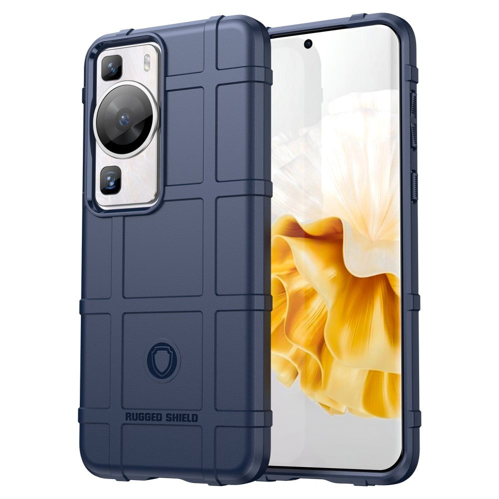 Huawei P60 Pro Rugged Shield Bagside Cover - Blå