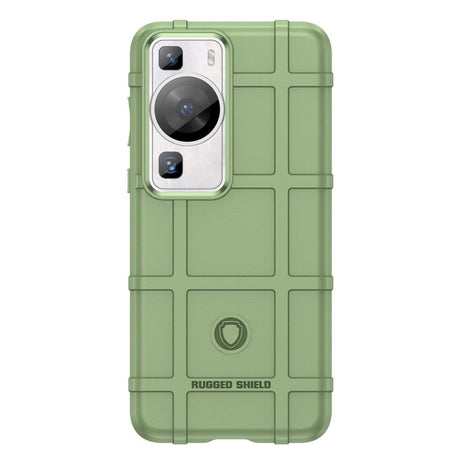 Huawei P60 Pro Rugged Shield Bagside Cover - Grøn