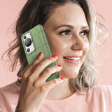 Huawei P60 Pro Rugged Shield Bagside Cover - Grøn