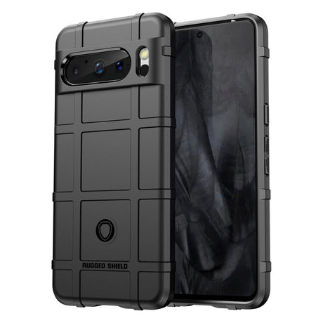 Google Pixel 8 Pro Rugged Shield Series Håndværker Bagside Cover - Sort