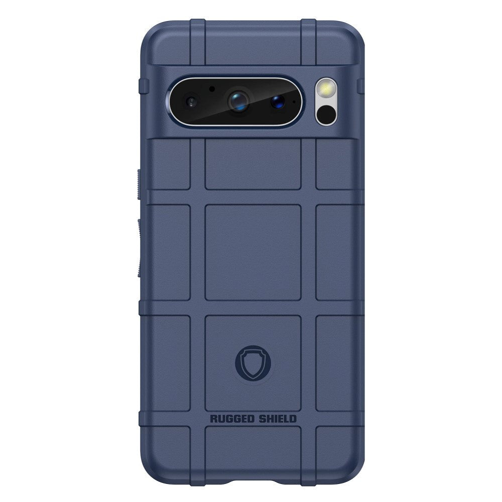 Google Pixel 8 Pro Rugged Shield Series Håndværker Bagside Cover - Blå