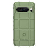 Google Pixel 8 Pro Rugged Shield Series Håndværker Bagside Cover - Grøn