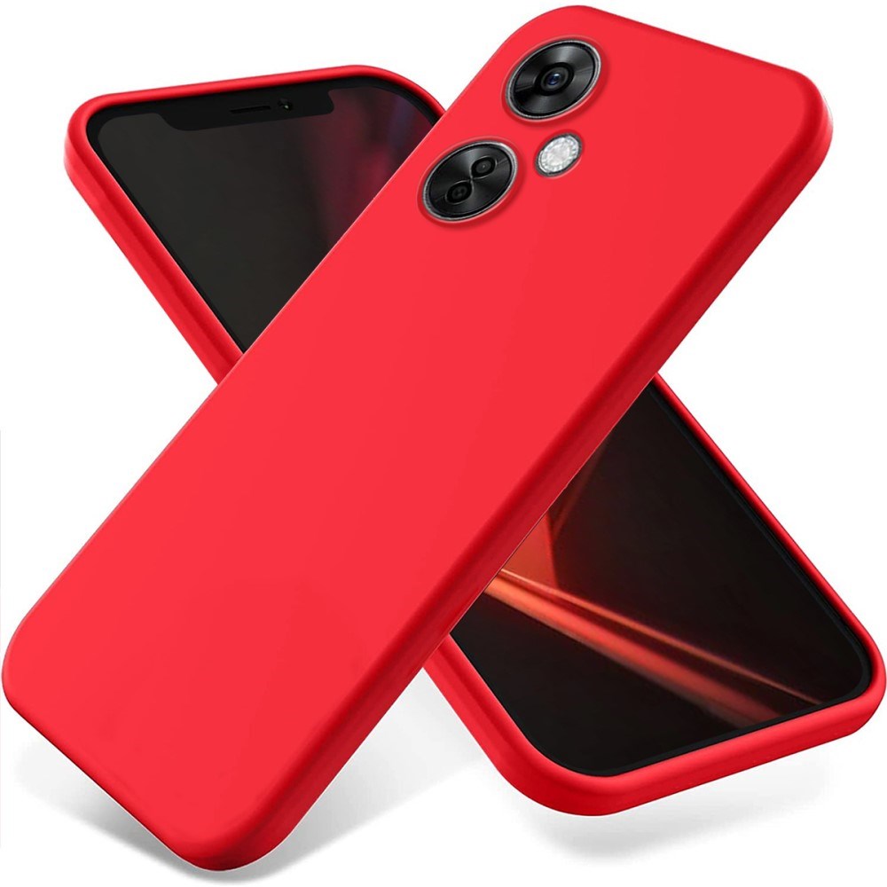 EIDERWOOD OnePlus Nord CE 3 Lite (5G) Foret Silikone Bagside Cover m. Strop - Rød