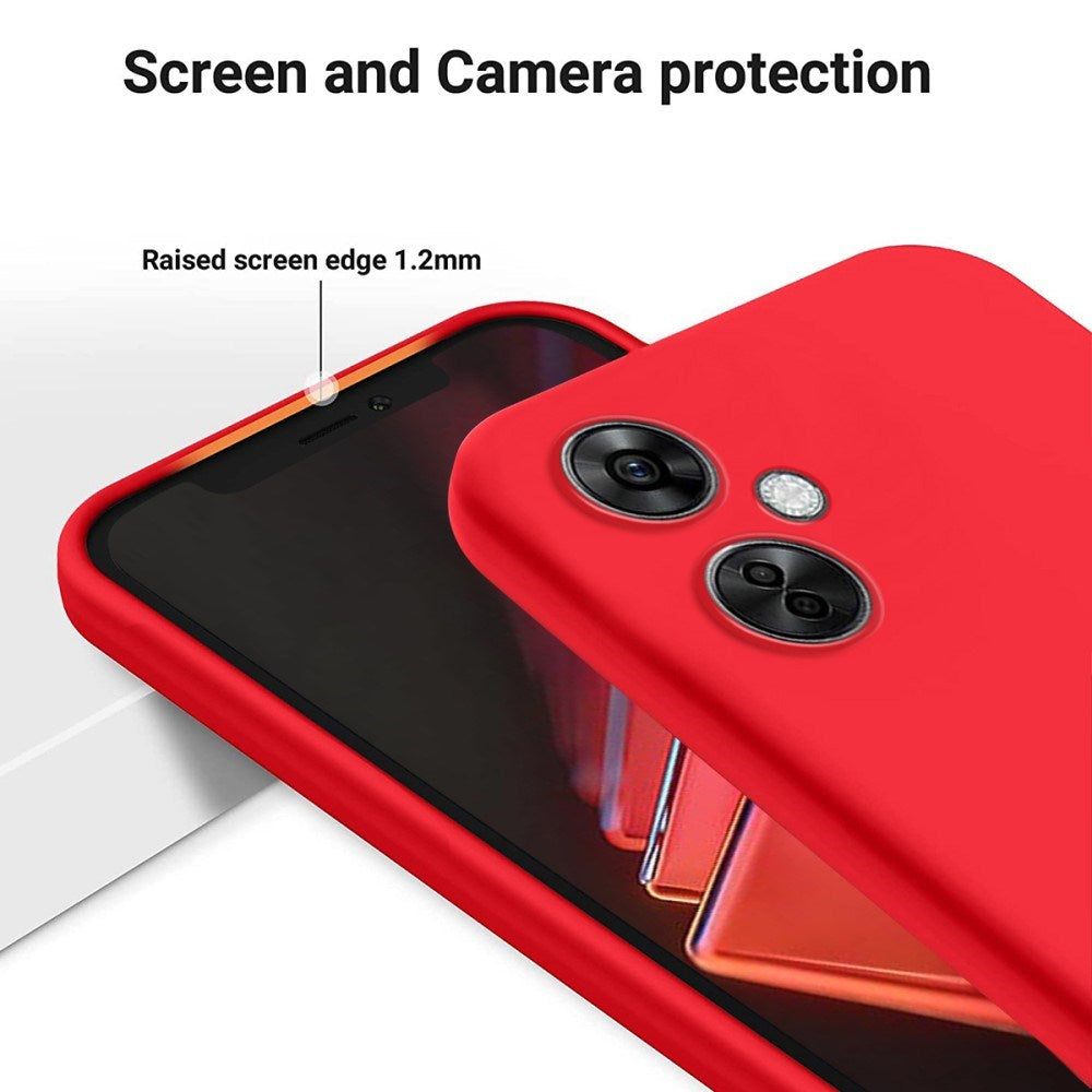 EIDERWOOD OnePlus Nord CE 3 Lite (5G) Foret Silikone Bagside Cover m. Strop - Rød